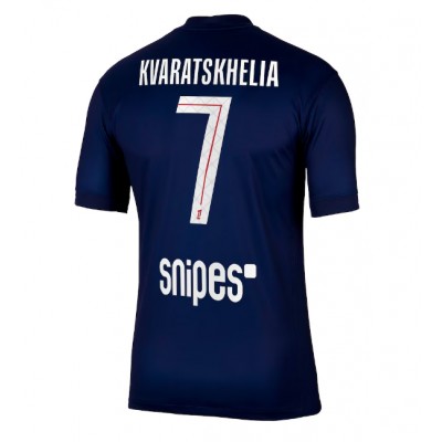 Paris Saint-Germain Khvicha Kvaratskhelia #7 Domaci Dres 2025-26 Kratak Rukav Paris Saint-Germain Khvicha Kvaratskhelia #7 Domaci Dres 2025-26 Kratak Rukav